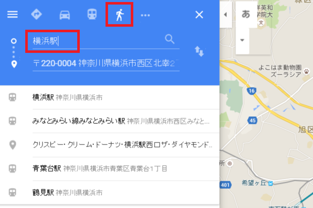 グーグルマップ　ブランズ横浜